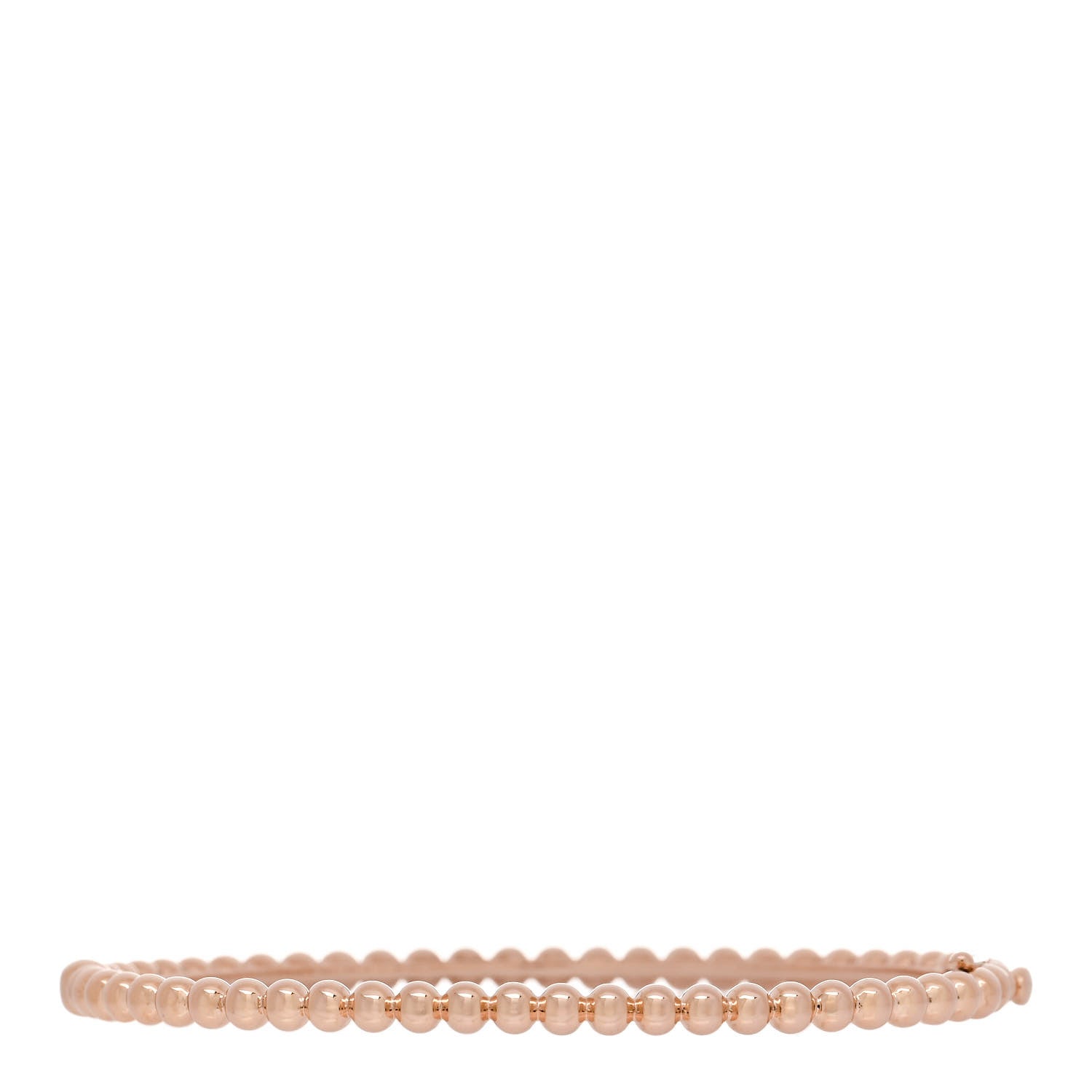 Van Cleef & Arpels 18K Rose Gold Perlee Pearls of Gold Bracelet M 1 of 4