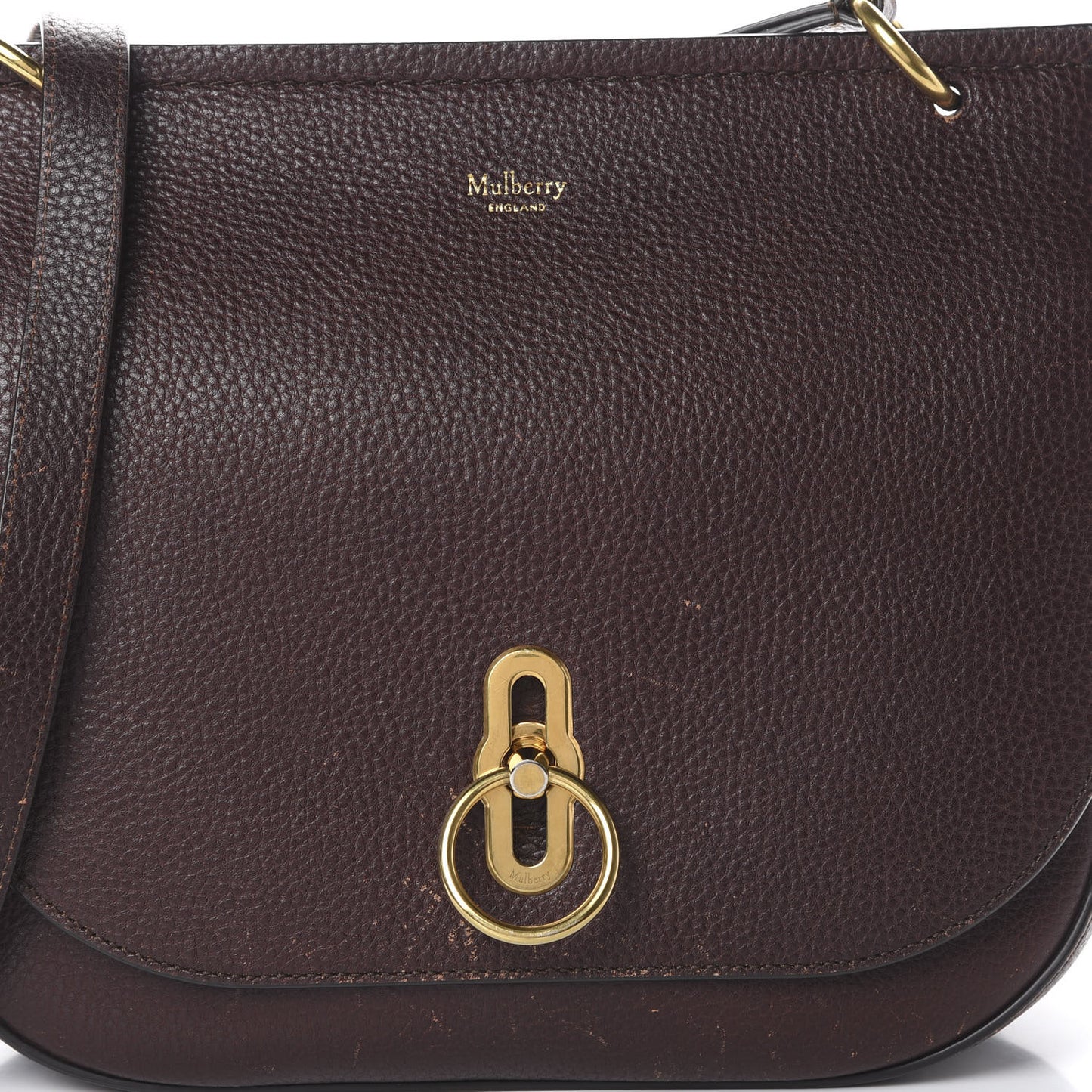 Small Classic Grain Amberley Satchel Oxblood