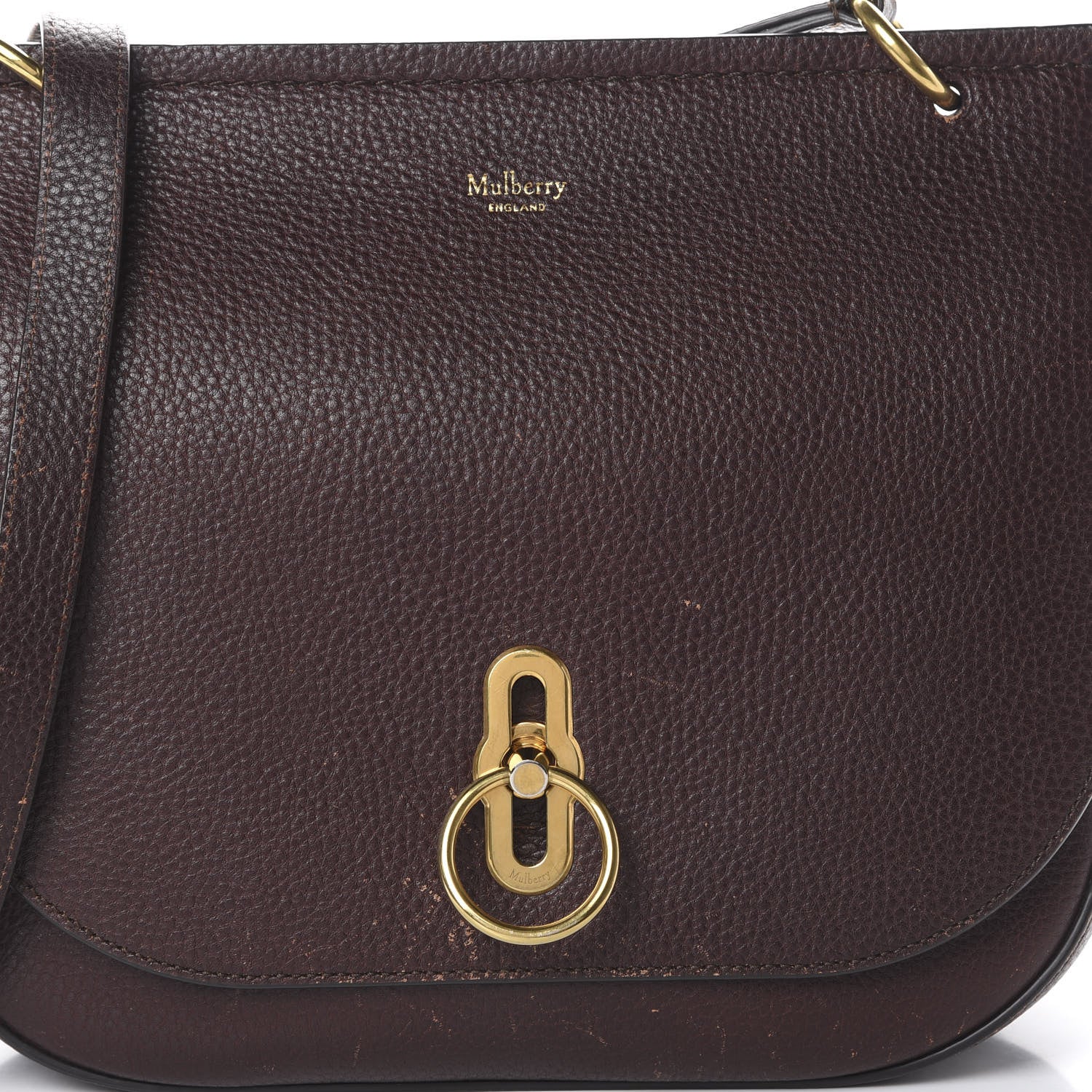 Mulberry Small Classic Grain Amberley Satchel Oxblood 7 of 20