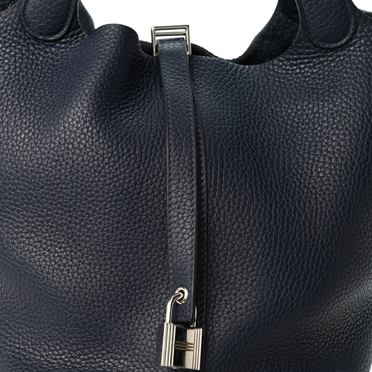 Taurillon Clemence Picotin Lock 22 MM Bleu Nuit