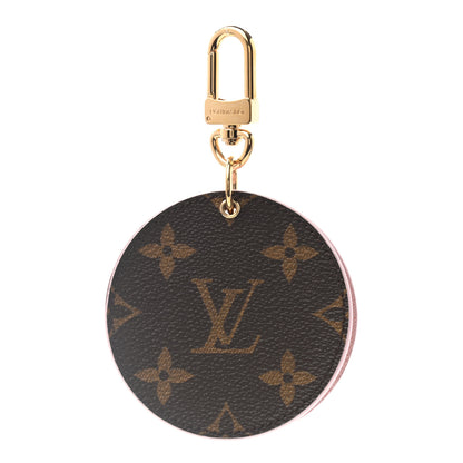 Louis Vuitton Monogram LV Mirror Bag Charm Key Holder Rose Ballerine 1 of 4