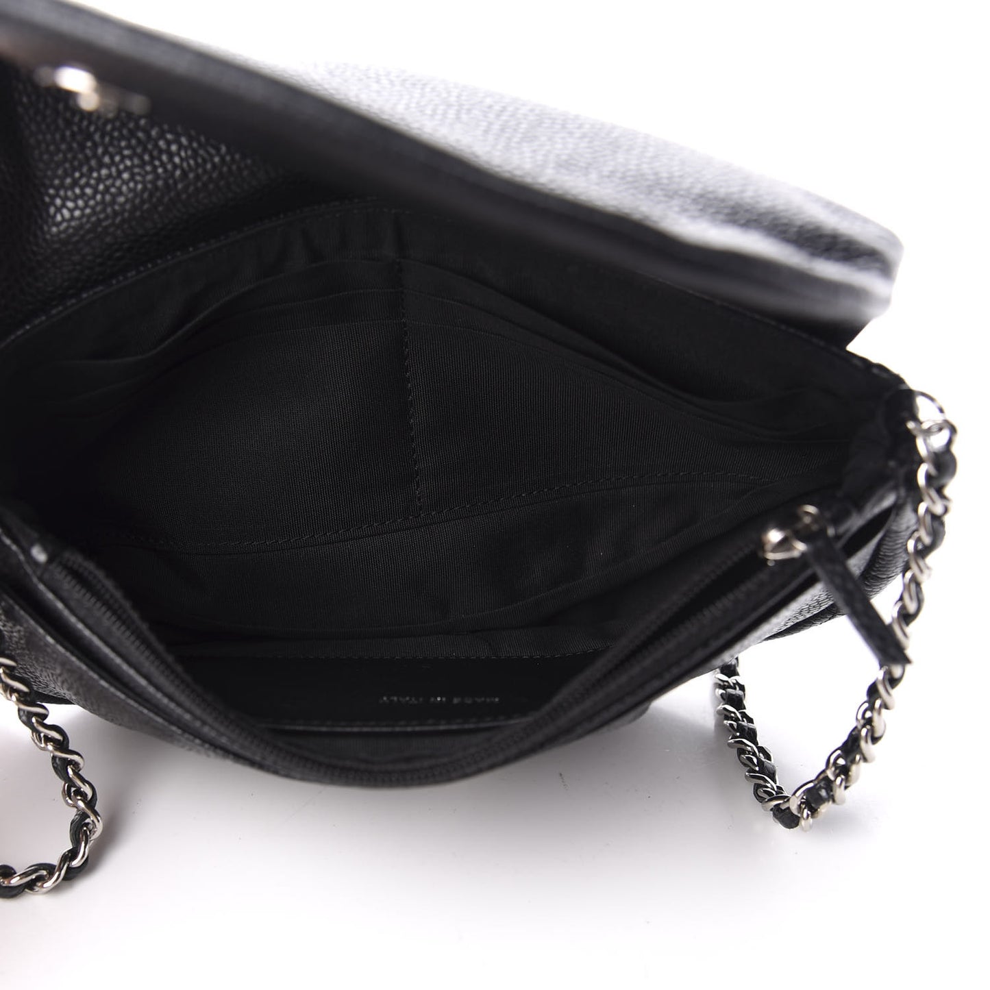 Caviar Half Moon Wallet On Chain WOC Black