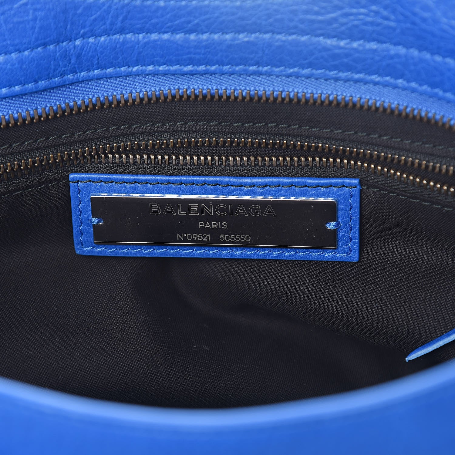 Balenciaga Agneau Classic Hardware City Bleu Lazuli 6 of 9