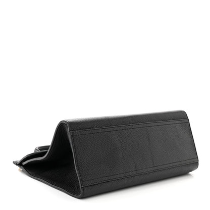 Gucci Calfskin Small GG Marmont Top Handle Bag Black 4 of 14