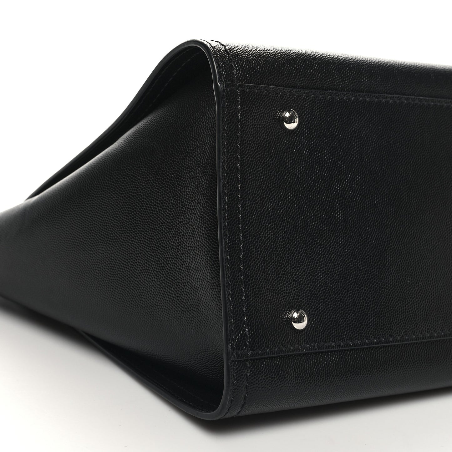Caviar Small Studded Deauville Tote Black