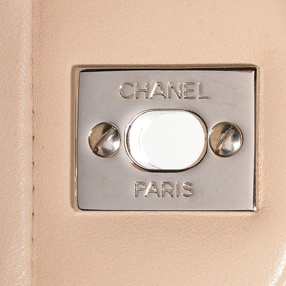 Chanel Lambskin Quilted East West Flap Beige 6 of 8