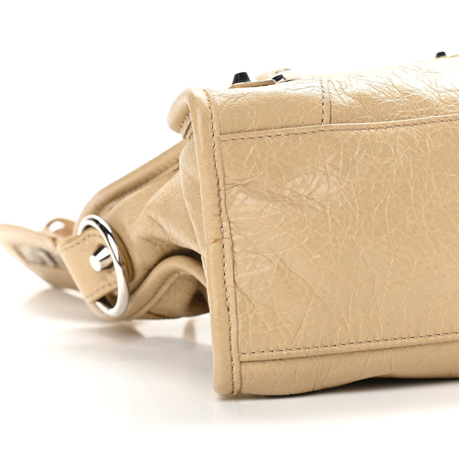 Balenciaga Agneau Classic Silver Hardware S City Beige Sable 8 of 9