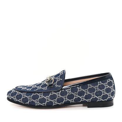 Gucci New Denim Crystal GG Monogram Womens 1953 Horsebit Jordaan Loafer 36  Blue 1815904 – FASHIONPHILE