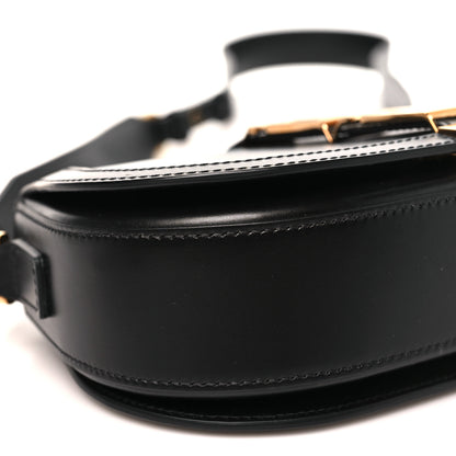 Versace Calfskin Medium Greca Goddess Shoulder Bag Black 8 of 9