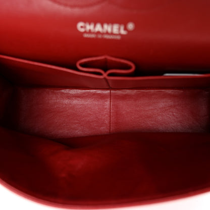 Chanel Caviar Quilted Jumbo Double Flap Red 5 of 12