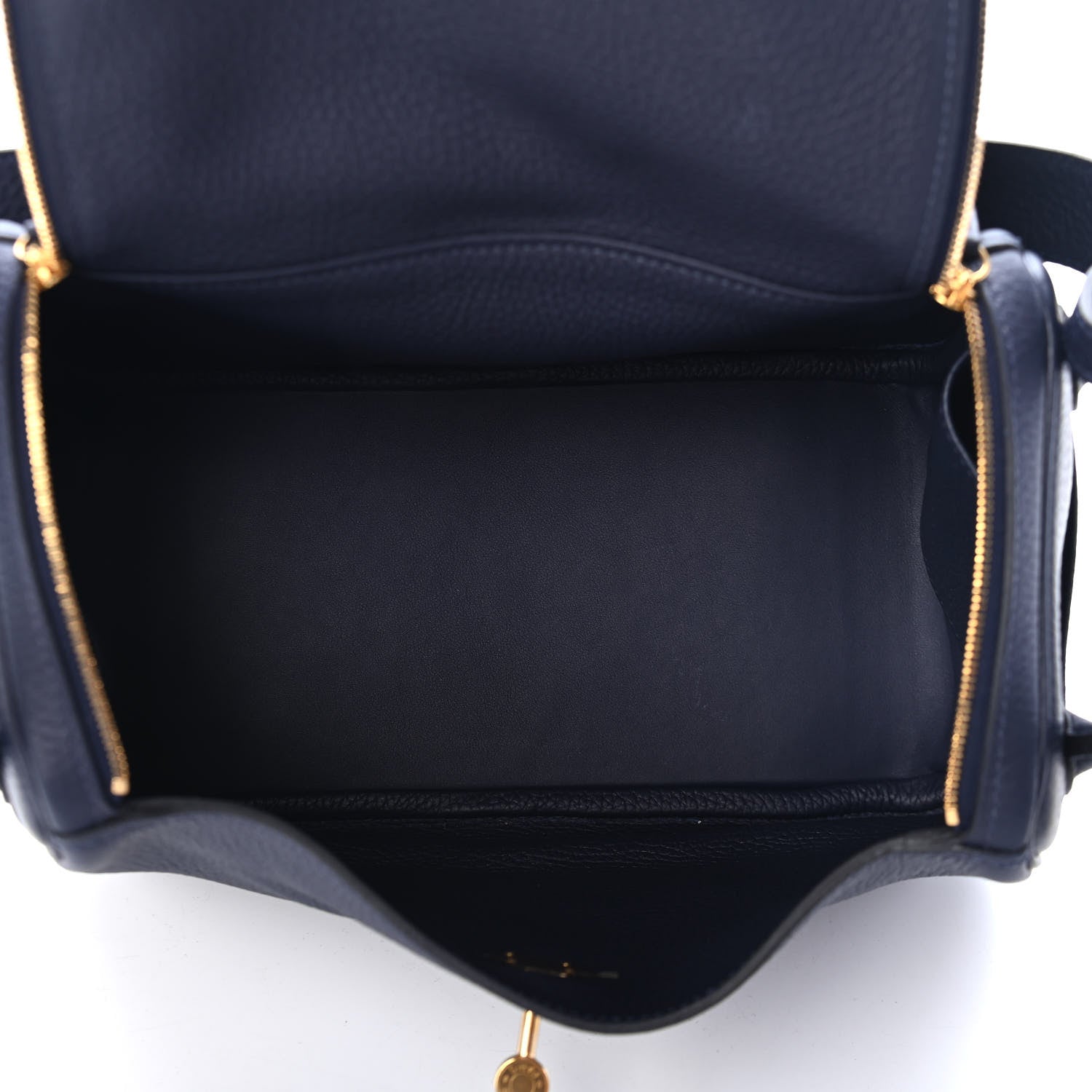 Hermes Taurillon Clemence Lindy 26 Bleu Nuit 4 of 4