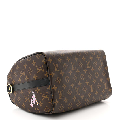 Louis Vuitton Monogram My World Tour Speedy Bandouliere 30 Black 4 of 10