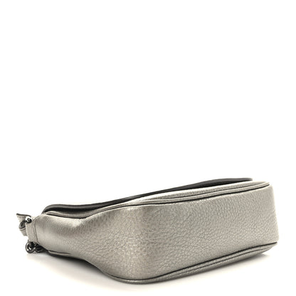 Gucci Metallic Pebbled Calfskin Small Soho Flap Crossbody Sasso 4 of 9