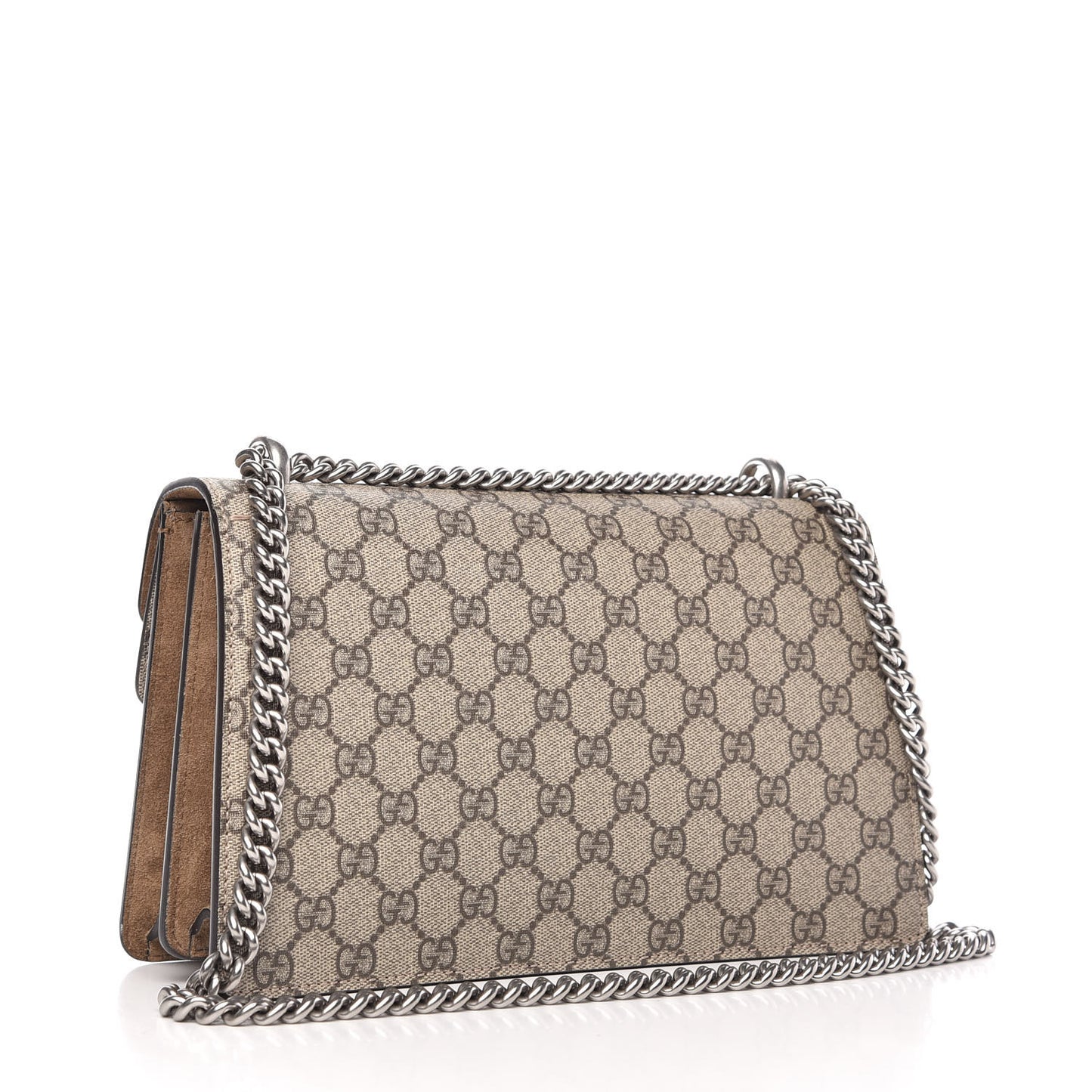 GG Supreme Monogram Small Dionysus Shoulder Bag Taupe