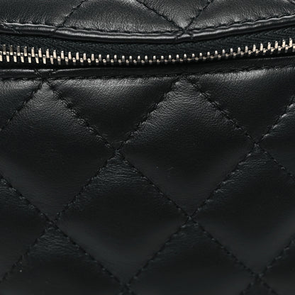 Chanel Calfskin Quilted Waist Belt Bag Black 7 of 10