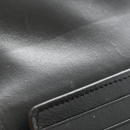 Celine Shiny Smooth Lambskin Small Triomphe Wallet Black 8 of 11