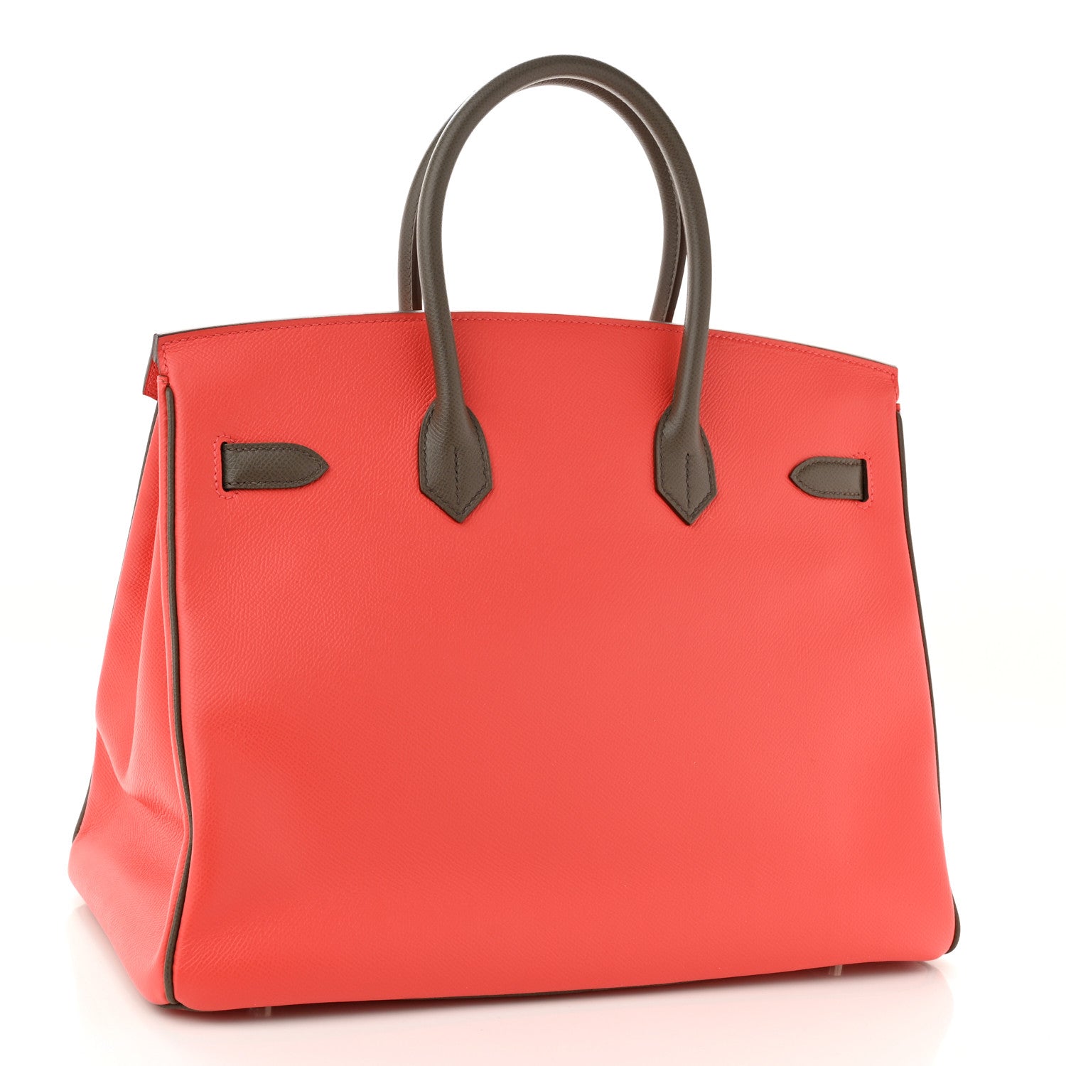 Hermes Epsom Horseshoe Birkin 35 Rose Jaipur Etain 3 of 10
