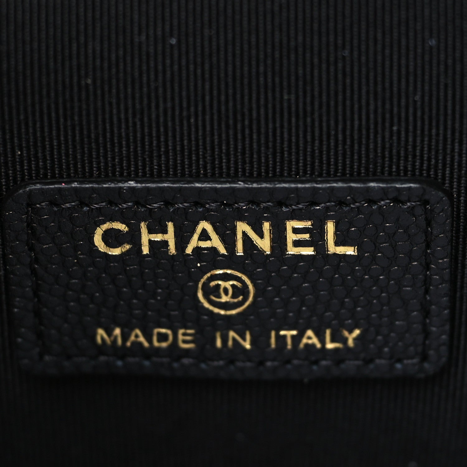 Chanel Caviar Quilted Mini Pearl On Top Vanity Case With Chain Black 6 of 11