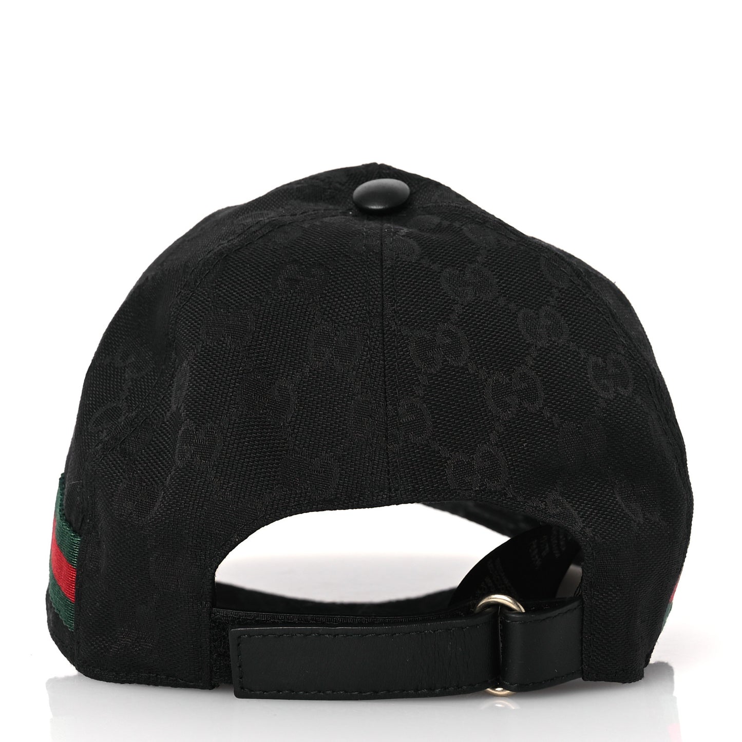 Monogram Web Baseball Hat L Black