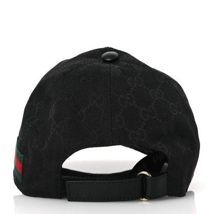Gucci Monogram Web Baseball Hat L Black 6 of 9