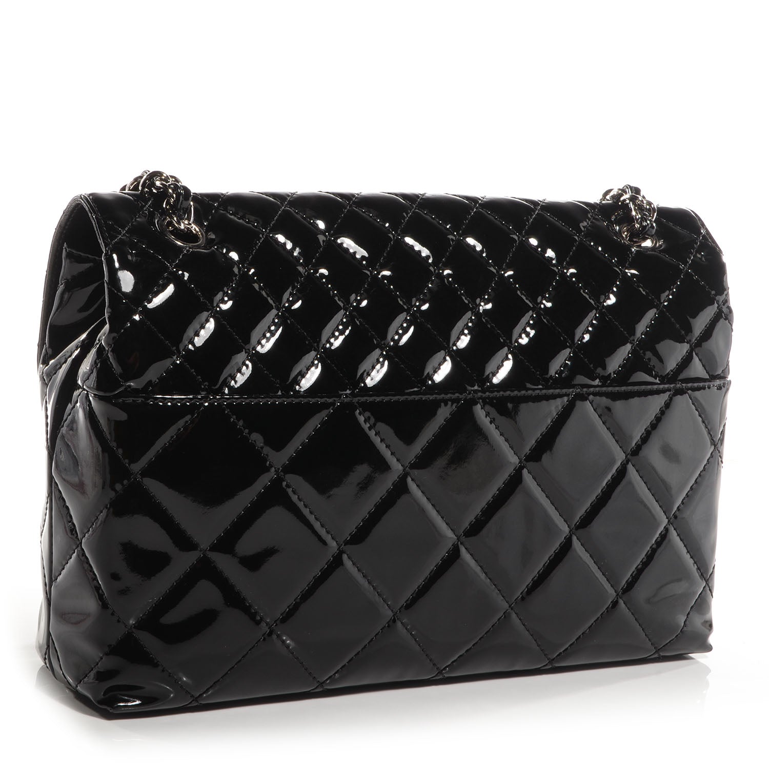 Chanel Vinyl In the Business Flap Black 3 of 9