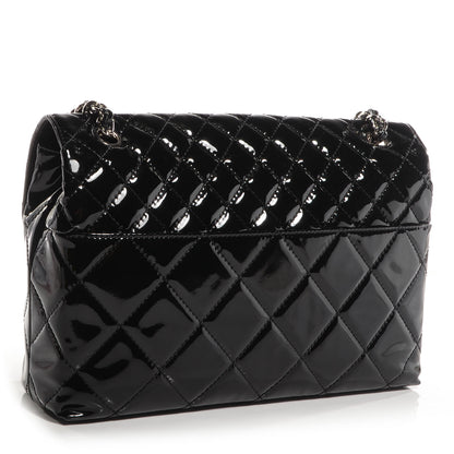 Chanel Vinyl In the Business Flap Black 3 of 9
