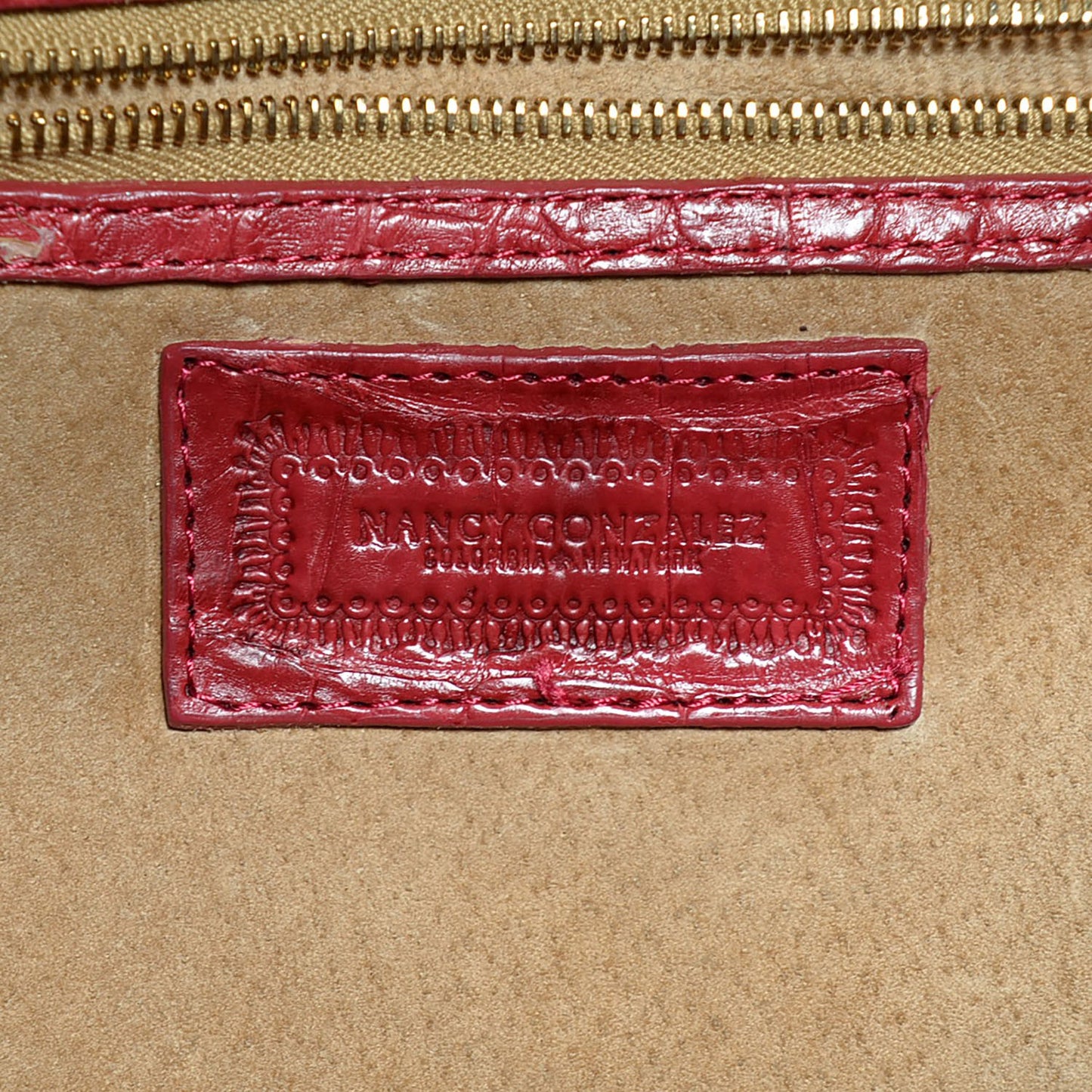 Crocodile Hobo Red
