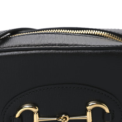 Gucci Calfskin Mini Horsebit 1955 Camera Shoulder Bag  Black 8 of 10