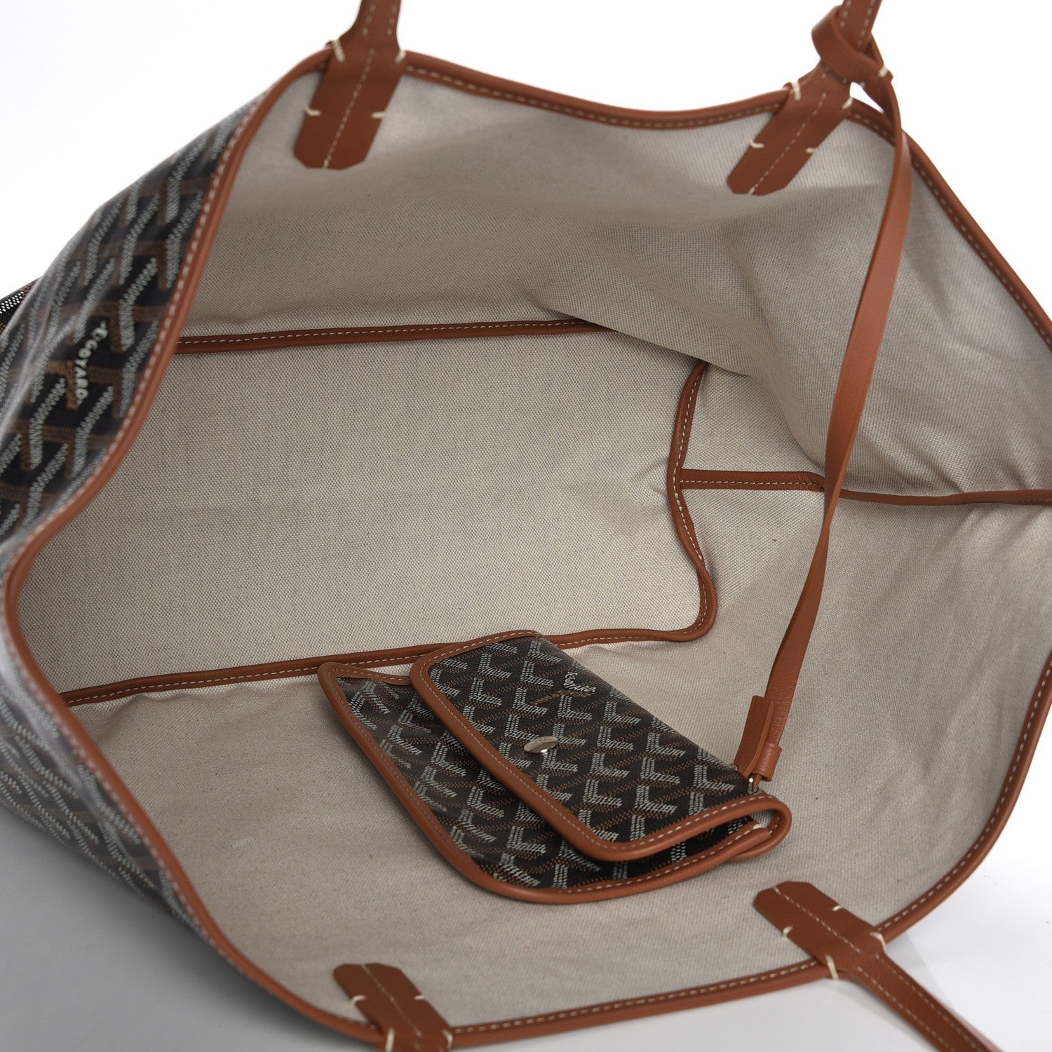Goyard Goyardine Saint Louis PM Black Gold 6 of 8