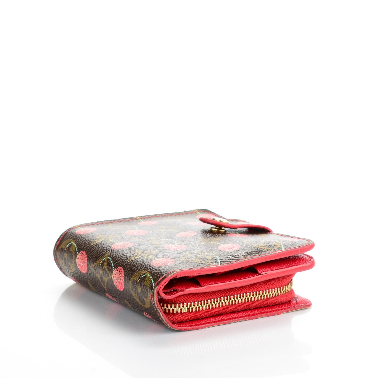 Louis Vuitton Monogram Cerises Compact Zippe Wallet 4 of 9