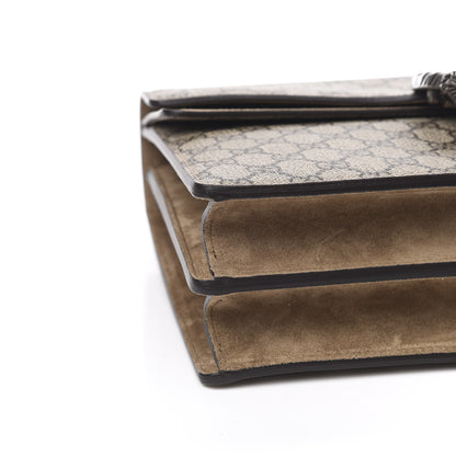 Gucci GG Supreme Monogram Medium Dionysus Shoulder Bag Taupe 8 of 11