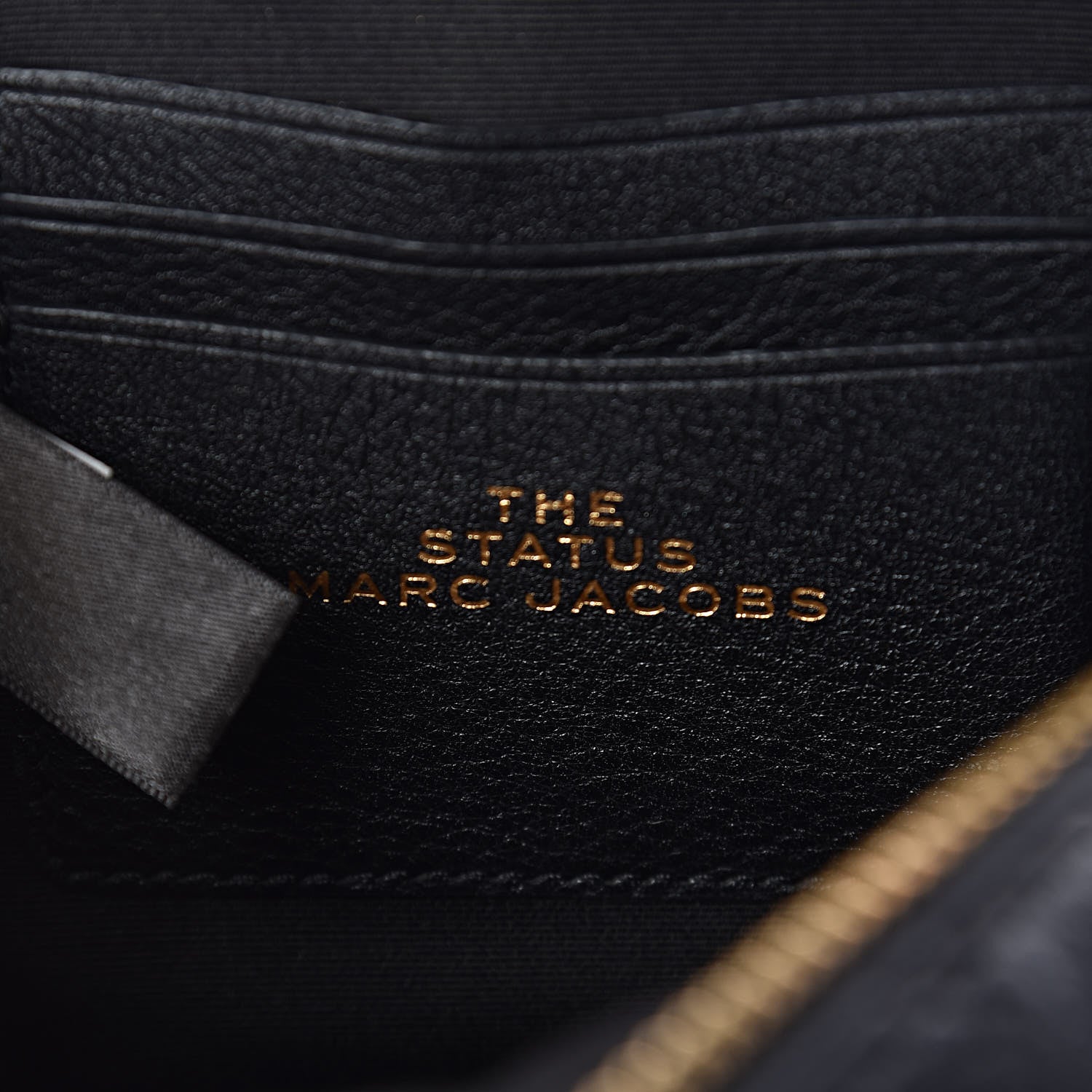 Marc Jacobs Grained Calfskin Quilted The Status Round Crossbody Black 6 of 11