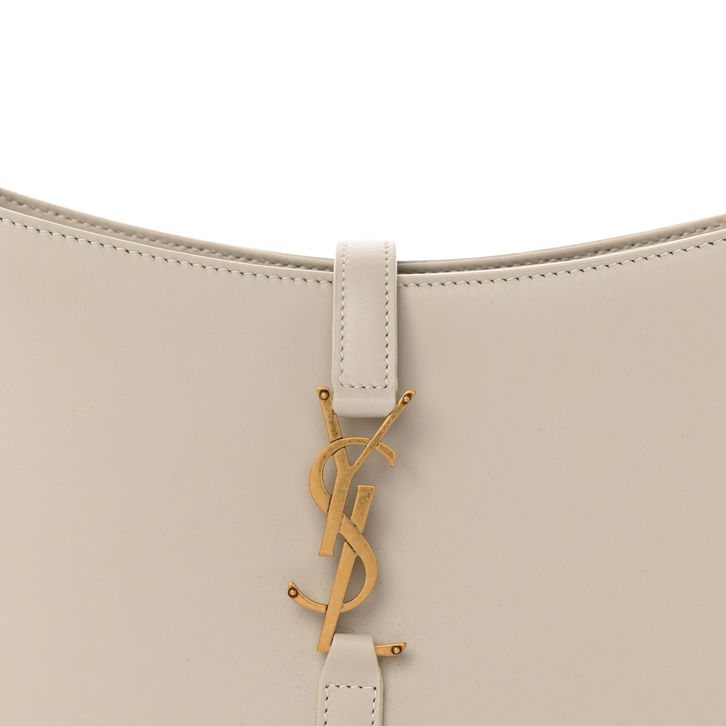 Smooth Calfskin Le 5 A 7 Hobo Blanc Vintage
