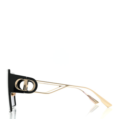 Christian Dior Acetate Square 30 Montaigne Sunglasses Black Gold 3 of 8