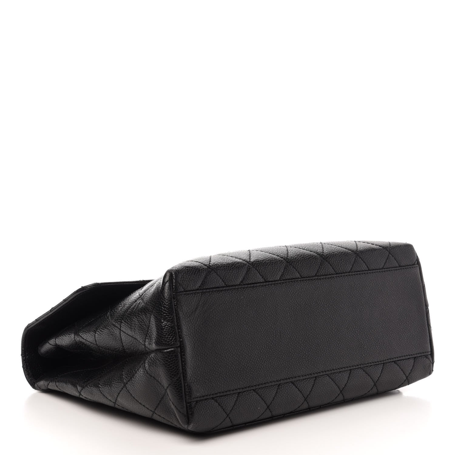 Chanel Caviar Quilted Jumbo Kelly Flap Black 4 of 13