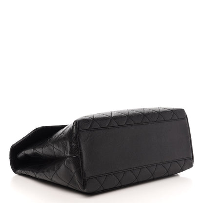 Chanel Caviar Quilted Jumbo Kelly Flap Black 4 of 13