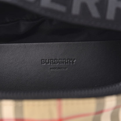 Burberry Nylon Vintage Check Sonny Bum Bag Archive Beige Black 8 of 9