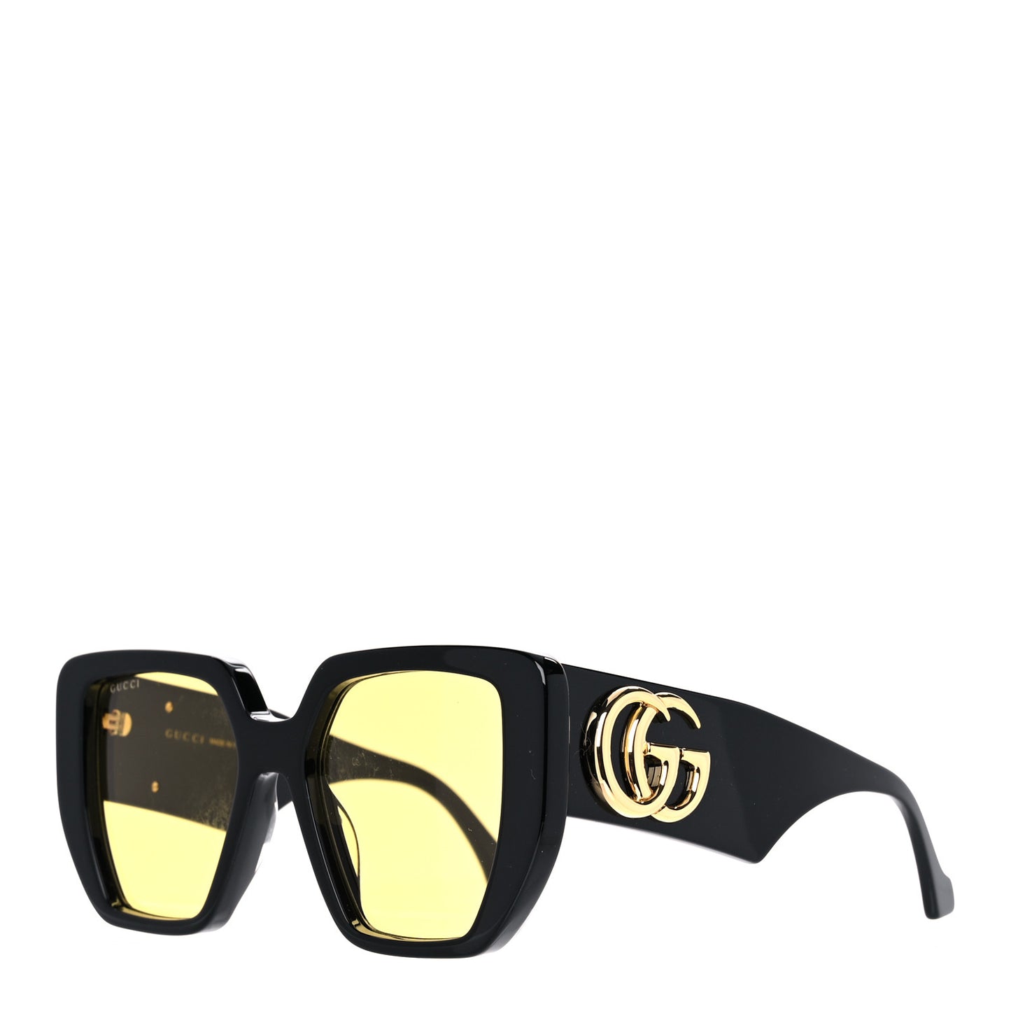 Acetate Square Frame Sunglasses GG0956S Black