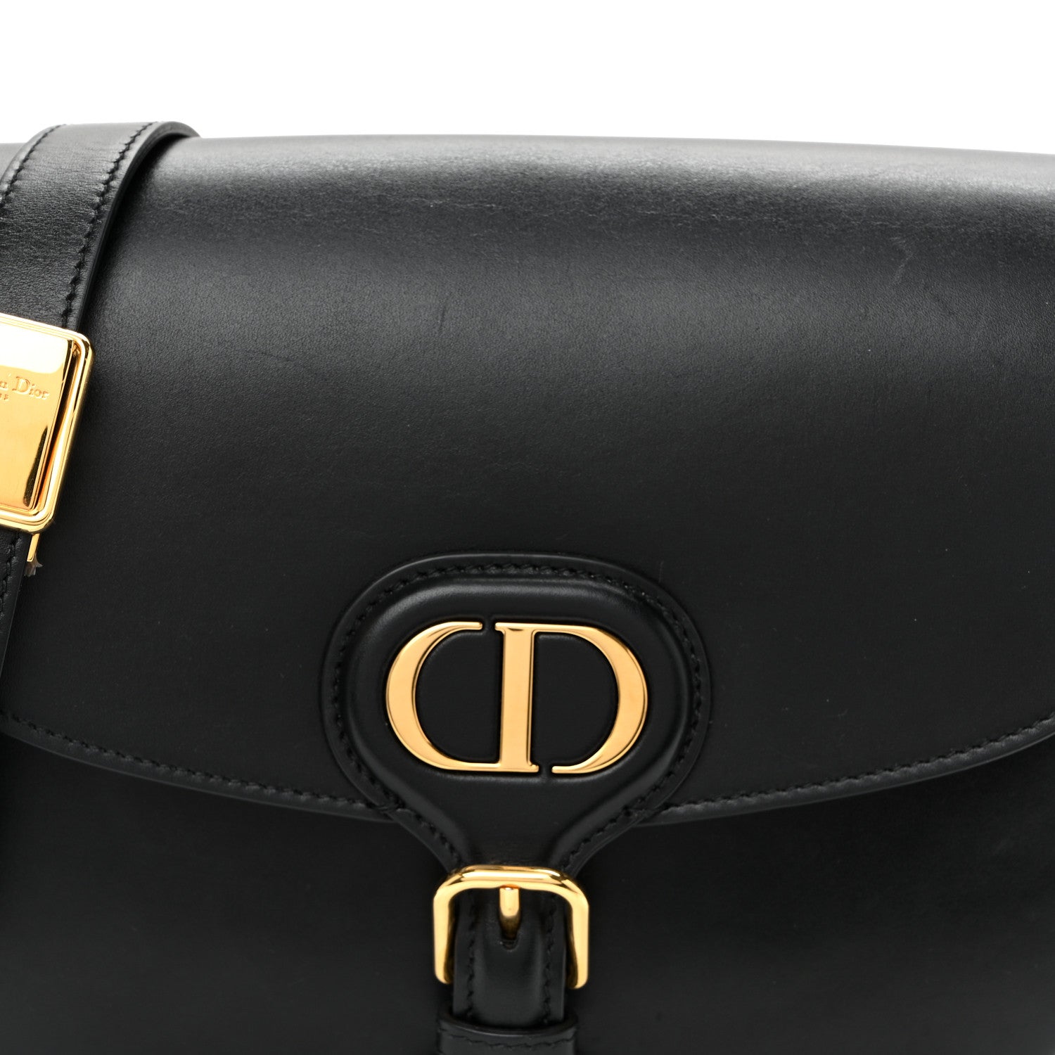 Christian Dior Box Calfskin Medium Bobby Flap Black 7 of 10