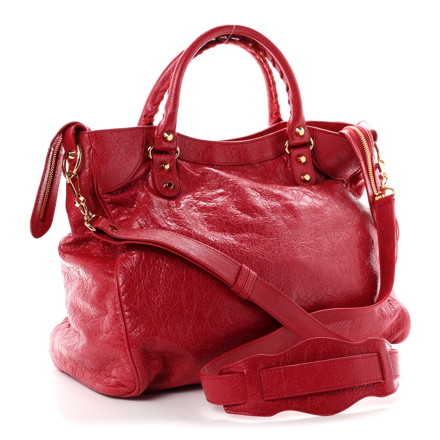 Balenciaga Agneau Classic Gold Hardware Velo Rouge Sapphire 4 of 11