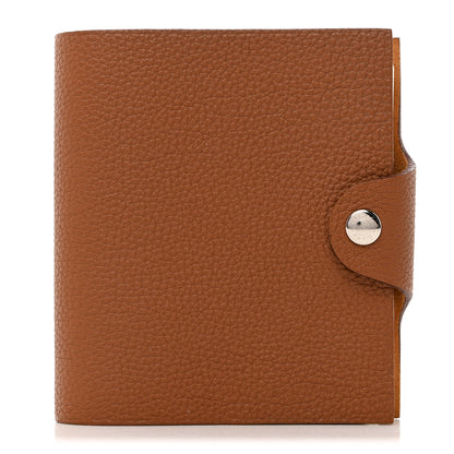 Hermes Togo Ulysse Mini Notebook Cover Gold 1 of 10