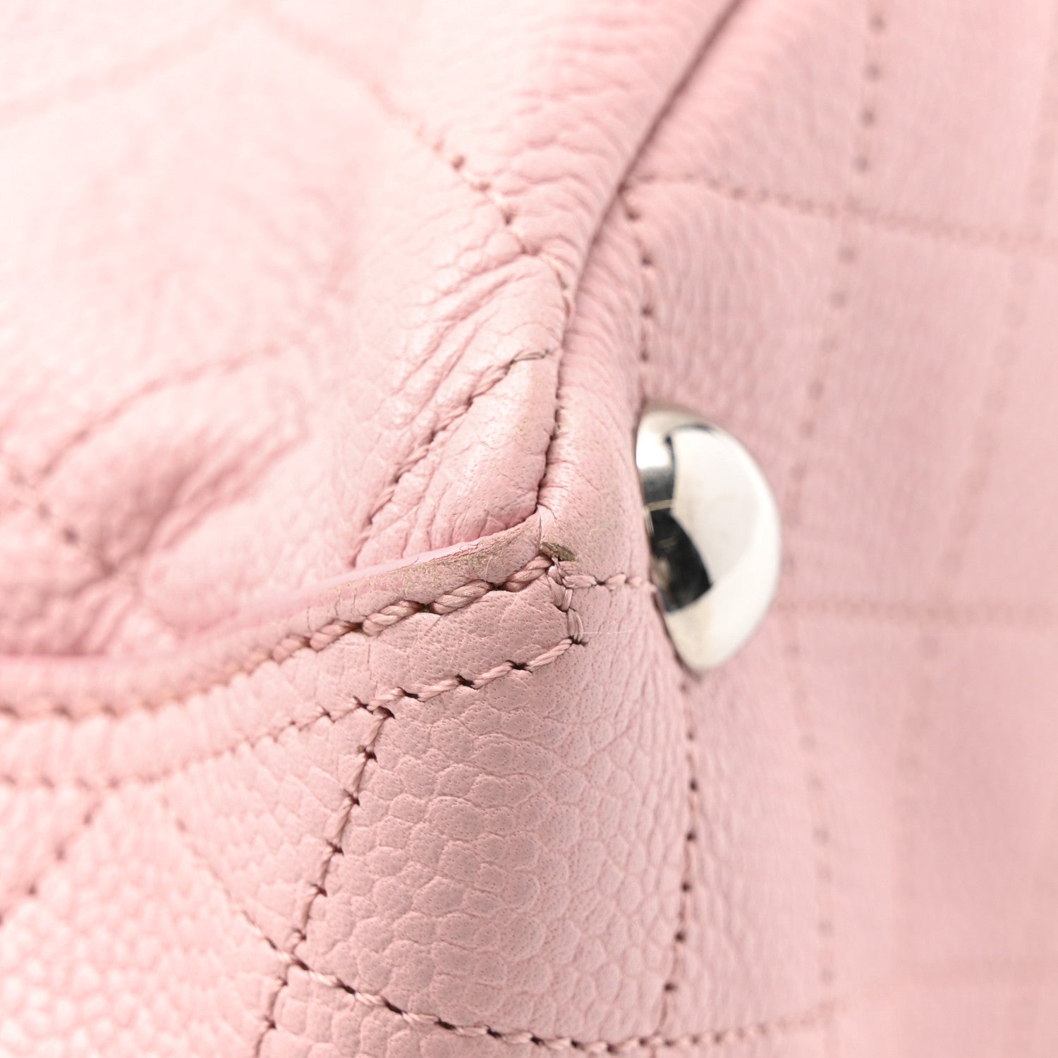 Chanel Caviar Stitched Medium CC Pocket Hobo Pink 12 of 16