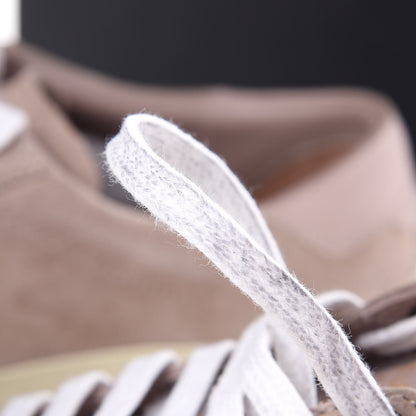 Saint Laurent Distressed Suede Womens Court Classic Sneakers 37 Rose Antique 8 of 12
