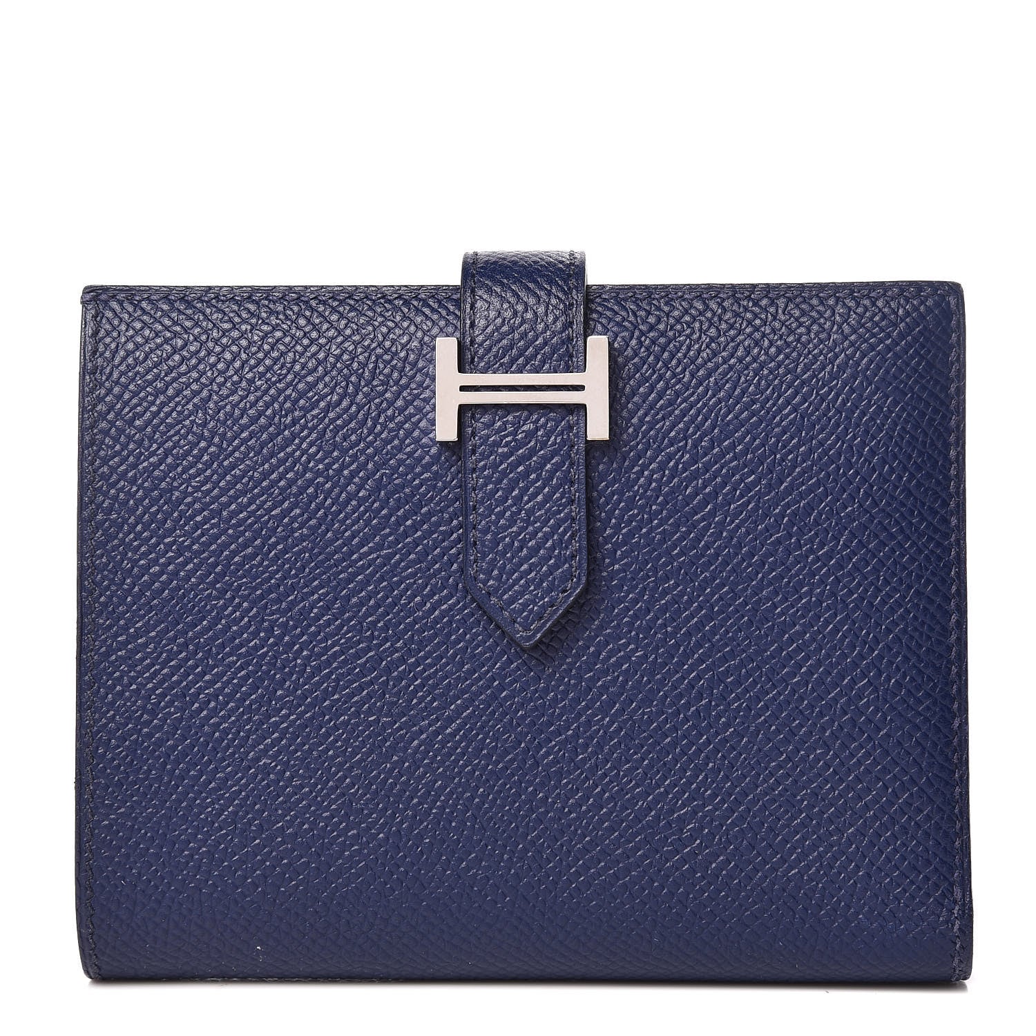 Hermes Epsom Bearn Compact Wallet Bleu Saphir 1 of 7