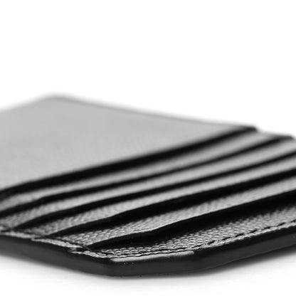 Saint Laurent Grained Calfskin 5 Fragments Zip Pouch Card Holder Black 10 of 11