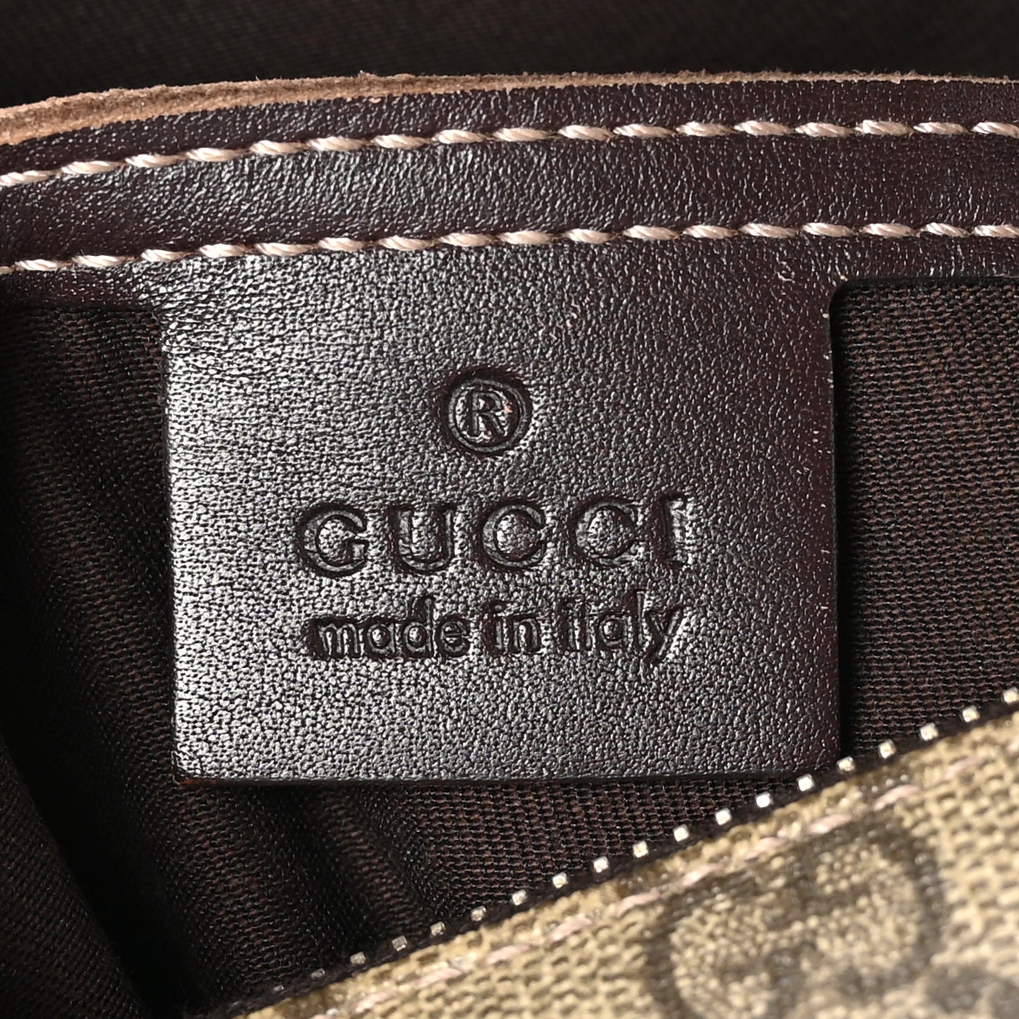 GG Plus Monogram Front Pocket Messenger Dark Brown