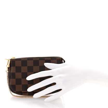 Louis Vuitton Damier Ebene Mini Pochette Accessories 2 of 6