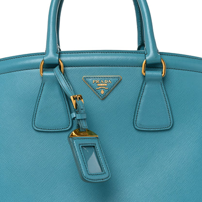 Prada Saffiano Lux Parabole Tote Turchese 8 of 13