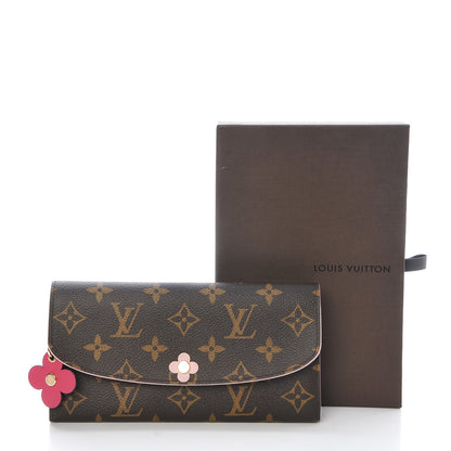 Louis Vuitton Monogram Bloom Flower Emilie Wallet 8 of 8