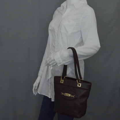 Gucci Guccissima Small Punch Tote Chocolate Brown 2 of 11